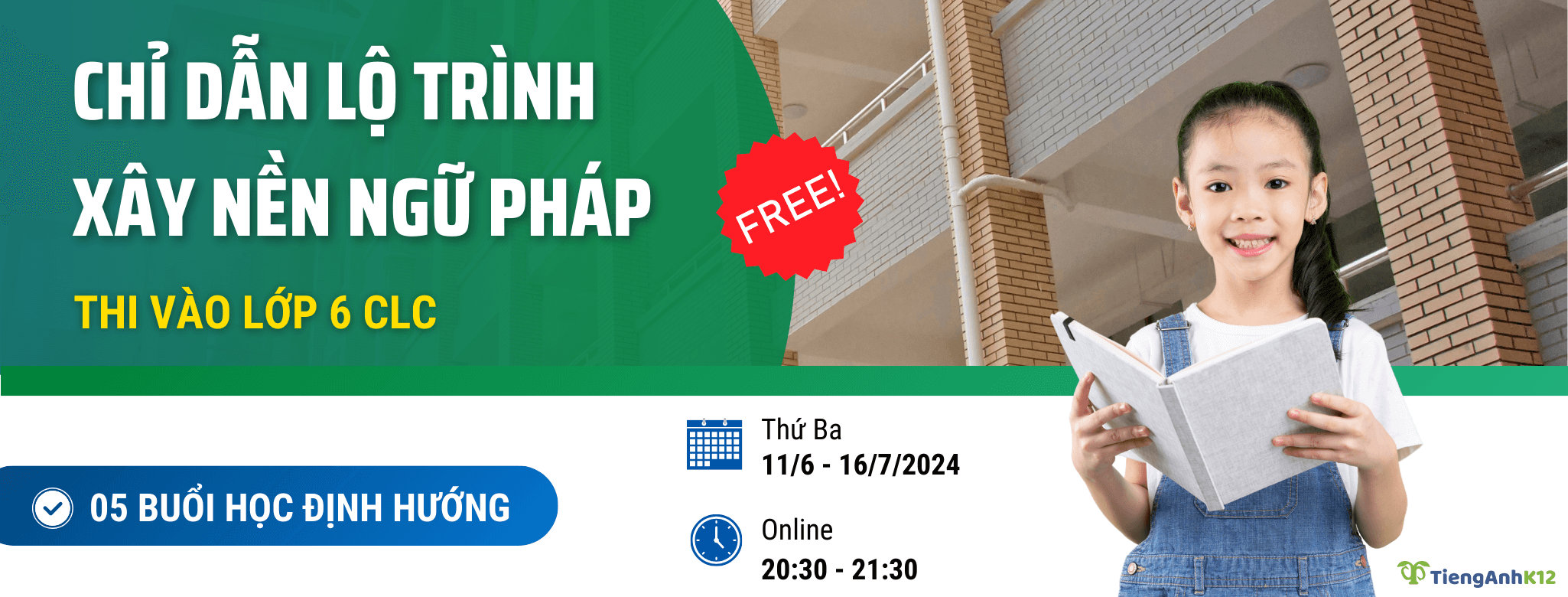 chỉ dẫn lộ trình - xây nền ngữ pháp vào 6